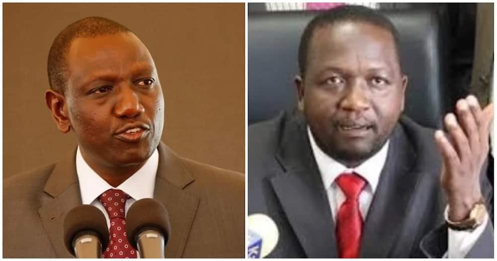 Deputy President William Ruto disagreed with Tiati MP William Kamket over proposal for Constitutional amendment.