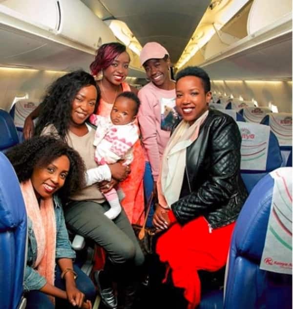 Ex Citizen TV queen TerryAnne Chebet and daughter party hard in luxurious yacht as she turns a year older