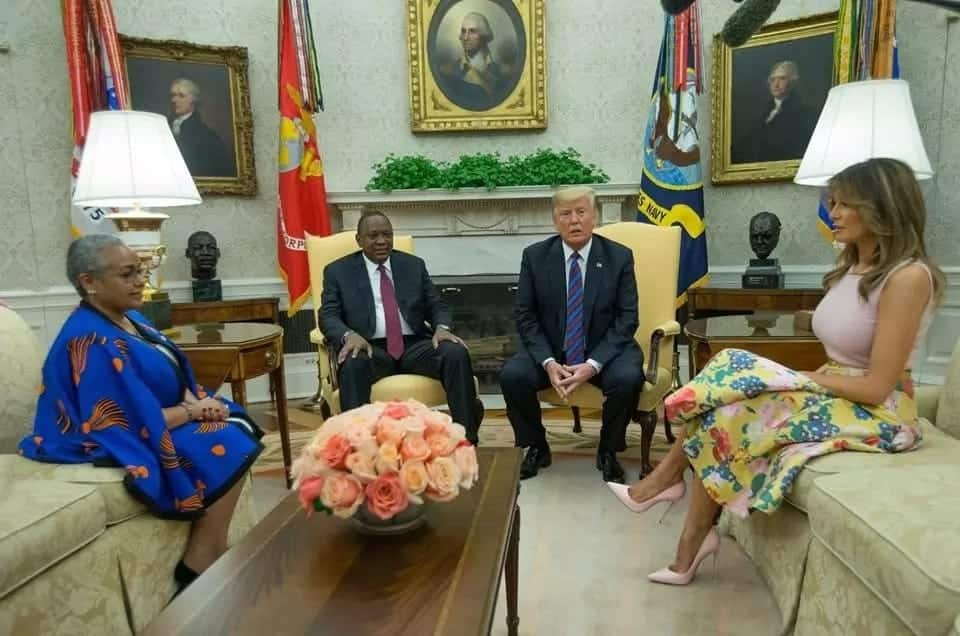 Uhuru excites Kenyans with flawless American accent in meeting with Donald Trump