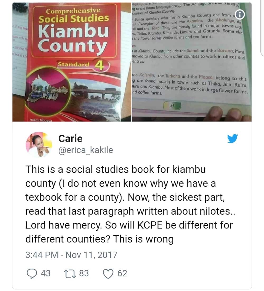 Kitabu cha Kaunti ya Kiambu kinachoyadhalilisha makabila fulani Kenya chawashtua wengi