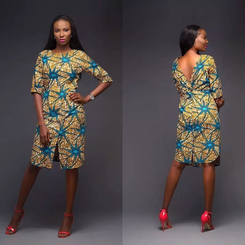 Latest kitenge designs for short dresses - Tuko.co.ke