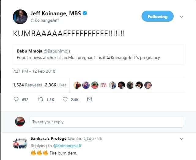 Jeff Koinange amkabili shabiki aliyedai alimpachika mimba mtangazaji mwenzake