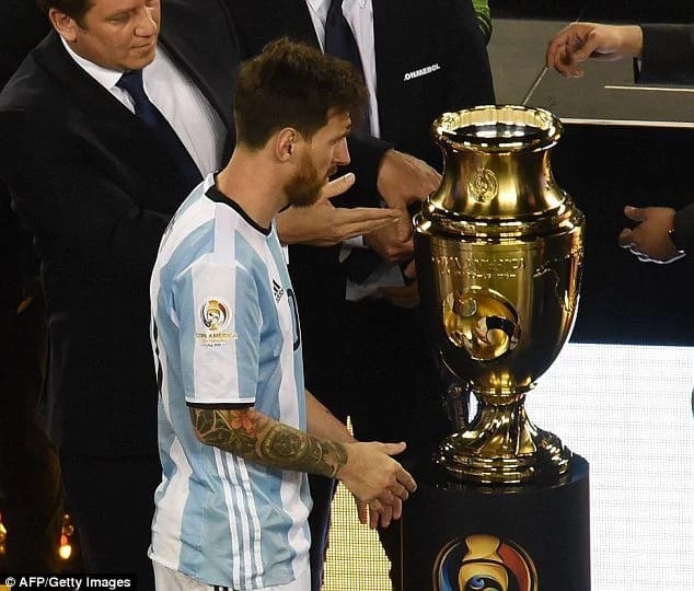Lionel Messi quits international football after penalty miss
