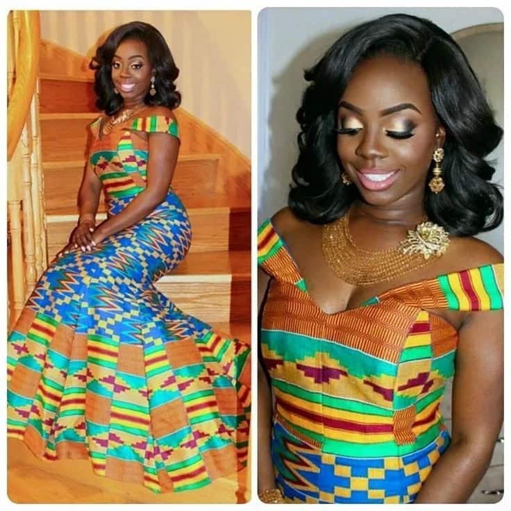 Short and long African print dresses for ladies 2018