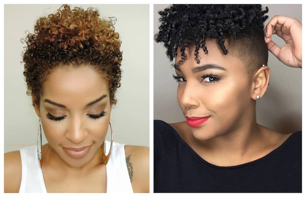 Afro short hairstyles gallery