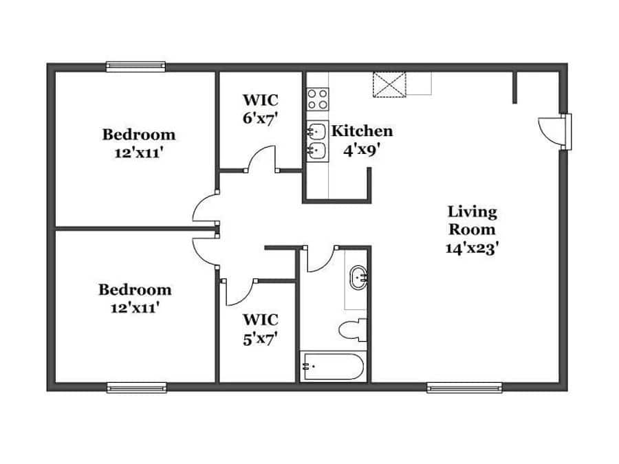 Simple two  bedroom  house  plans  in Kenya  Tuko co ke