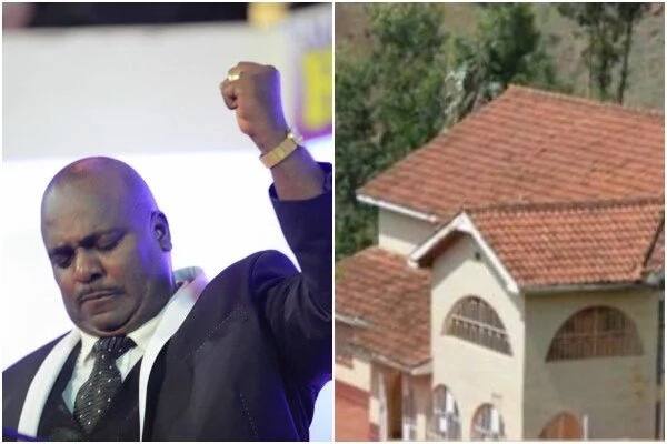 Pastor Pius Muiru breaks the internet with his Multi-million mansion in the village (Photo)