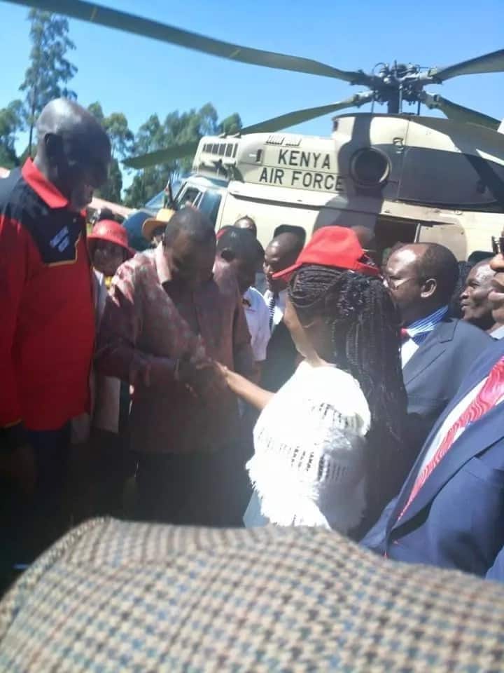 Popular radio presenter meets Uhuru as she seeks Women Rep seat under Jubilee