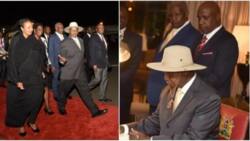 Rais wa Uganda Yoweri Museveni afika Nairobi na kupokelewa na Gideon Moi