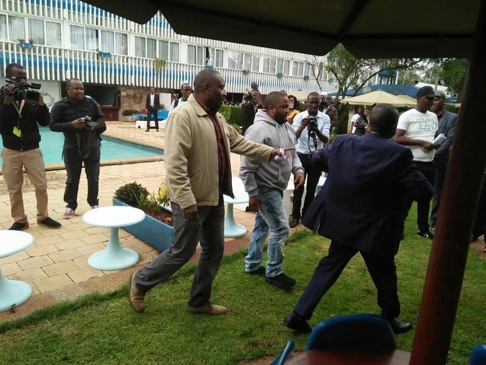 Goons attack Nairobi business leaders while issuing statement on city's poor state
