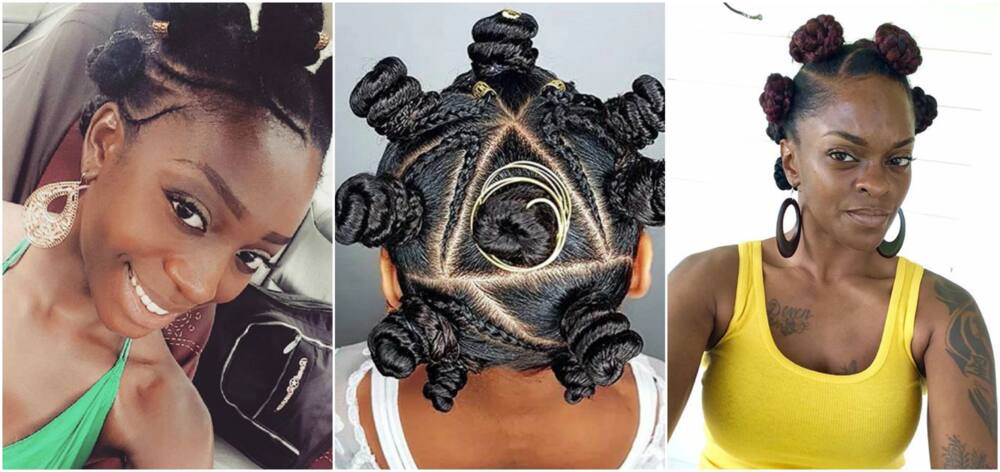 20 beautiful bantu knots hairstyles on short hair