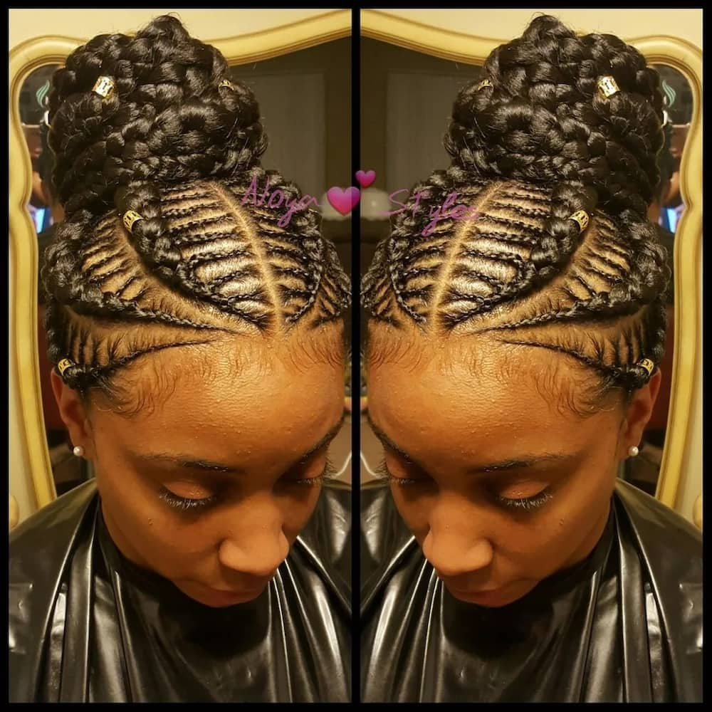 Unique Cornrow Hairstyles For Natural Hair; Cornrow Weave Hairstyles  Pictures 2022 For Black Women 