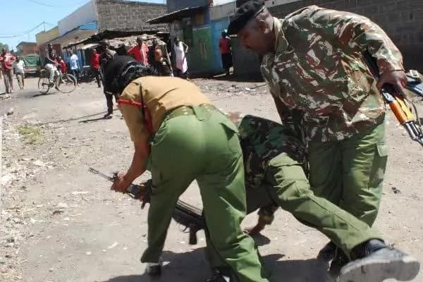 Image result for Drunk Administration police officer in kenya