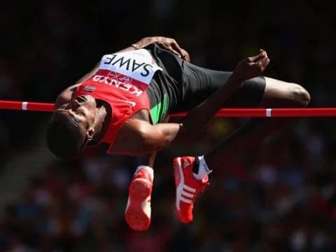 Matthew Sawe wins gold in High jump in Durban