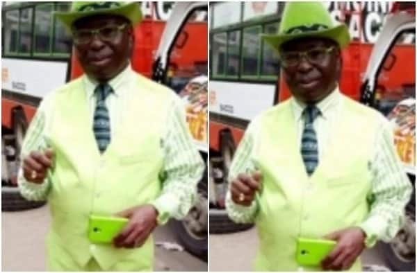 Meet Nairobi man whose suit, underwear, phone cover and belt always match in colour (photos)