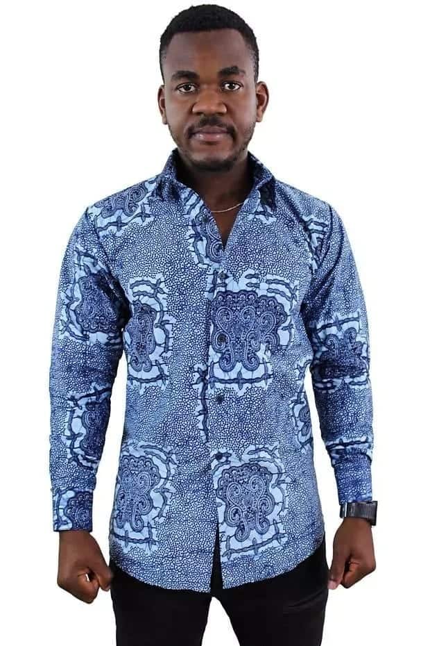 mens kitenge shirt designs