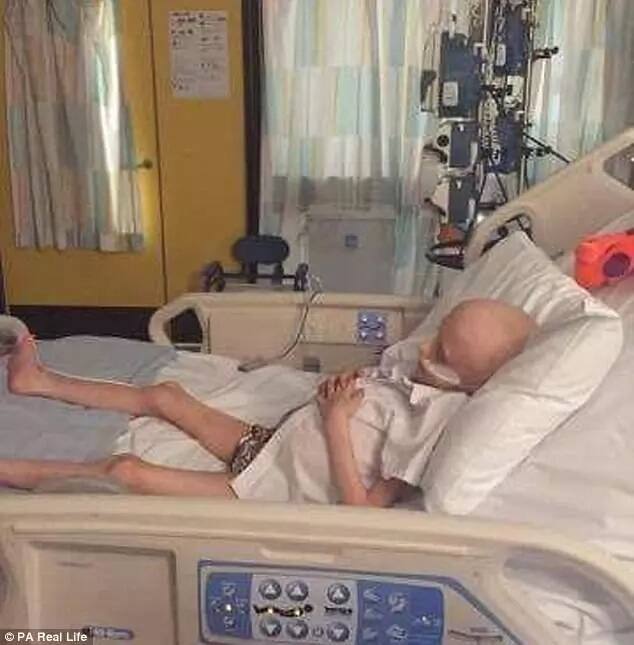Dying 7-year-old boy wants to be buried in his mother's COFFIN so she can look after him in heaven