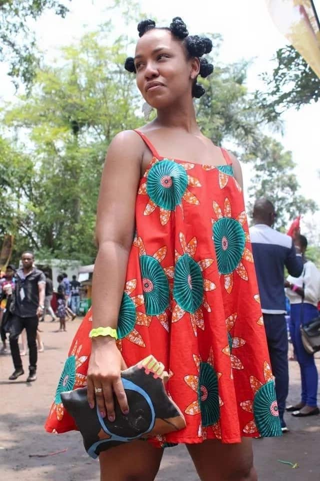 This beautiful sundress and simple hairstyle won. Photo: Facebook/Jinja City
