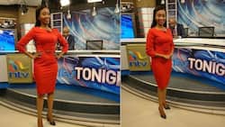 Mark Masai wa runinga ya NTV anaswa akimmezea mate Gladys Gachanja
