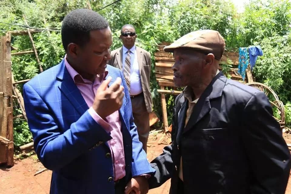 Alfred Mutua comes face to face with abject poverty on tour of Nyeri county