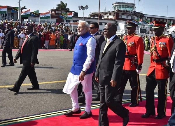 Roads to be closed during the Indian Prime Minister's Kenyan visit