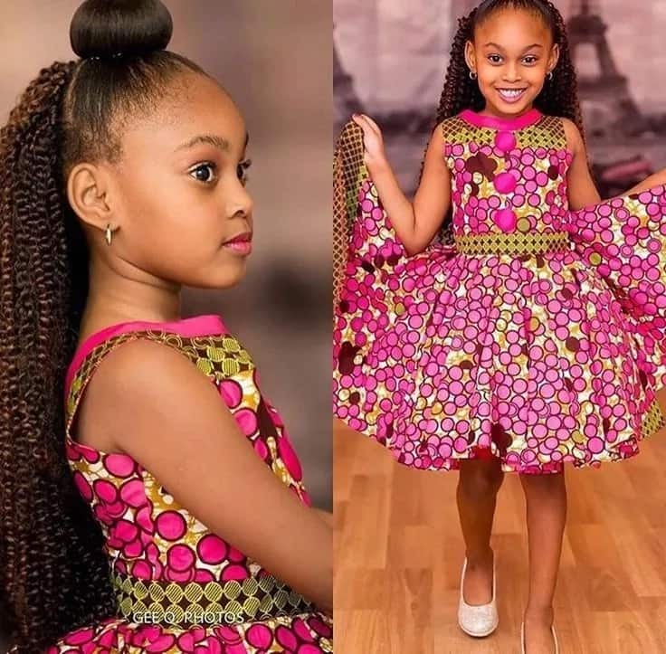 Kids chitenge clearance dresses