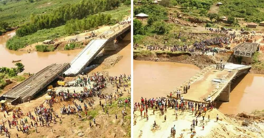 Government finally speaks after collapse of KSh 1.2 b Sigiri bridge that has 10 in hospital