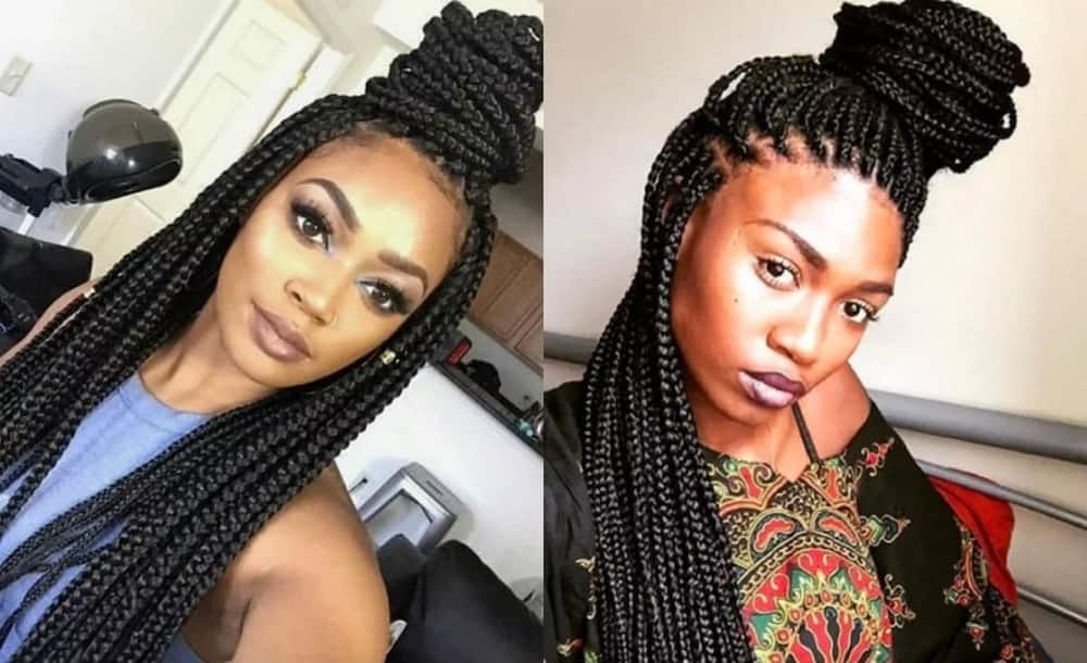 Pin on hairstyle  Cornrows braids for black women, Braided