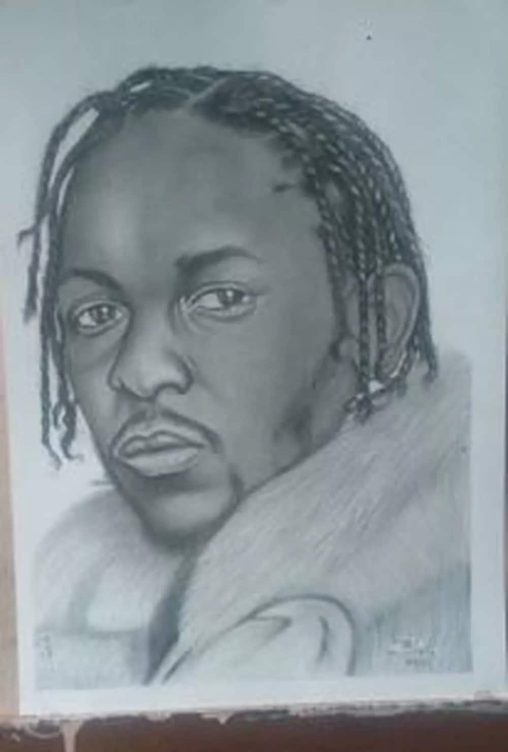 Meet 21-year-old Nairobi University lady drawing beautiful portraits of Kenyan celebs