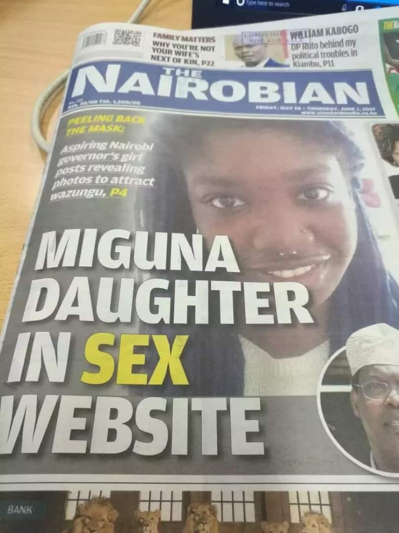 Miguna Miguna daughter pics