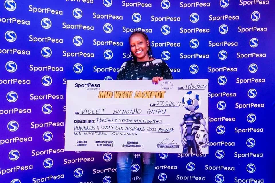 Sportpesa jackpot winner this week- Violet Wandaho