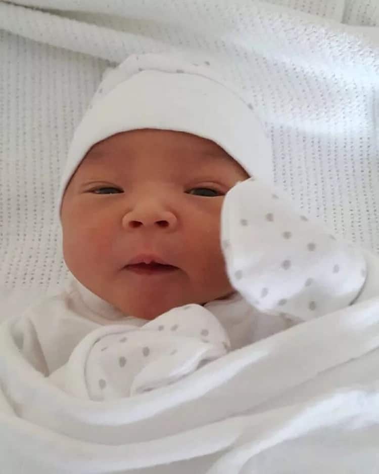Kiunas welcome their first grandchild, she has exotic names
