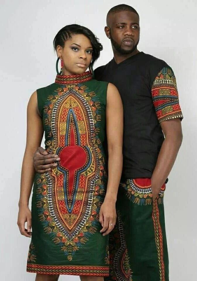 Kitenge couple outlet designs