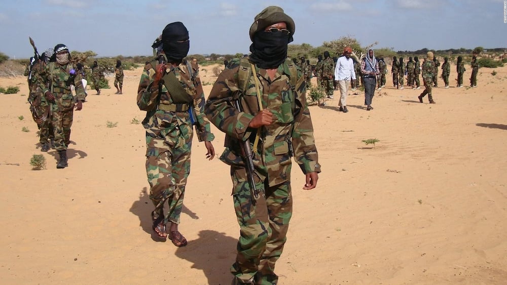 Members of the Somalia-based al-Shabaab terror group. Photo: Getty Images.