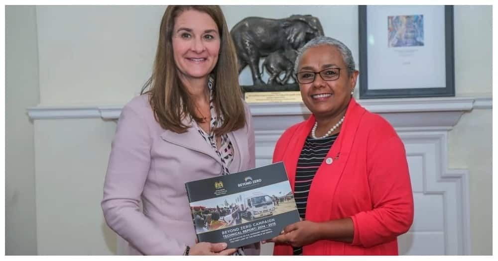 First Lady Margaret Kenyatta meets global billionaire's wife Melinda Gates