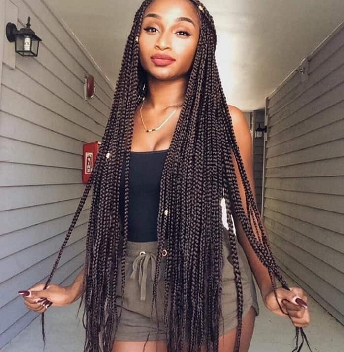 how to style box braids