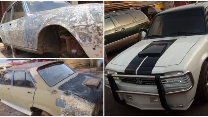 Man turns his old and battered car into a luxurious vehicle and it is awesome