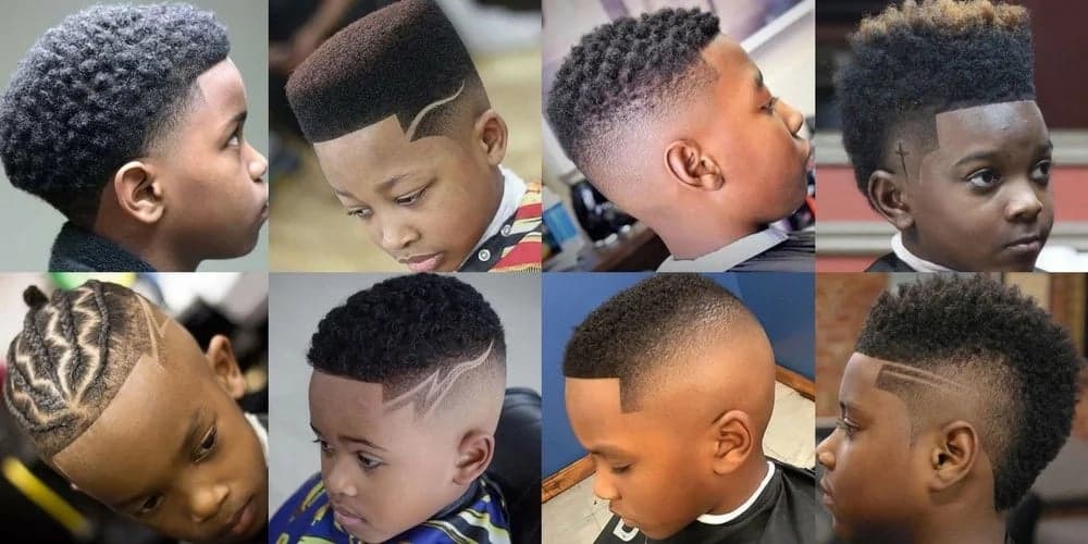 Stylish Afro Haircut with Fade