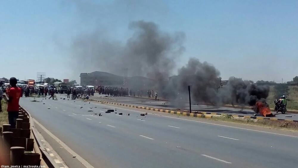 Violence on Thika Road