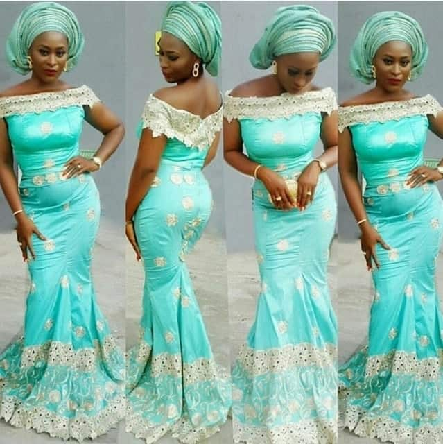 Lace African dresses designs 