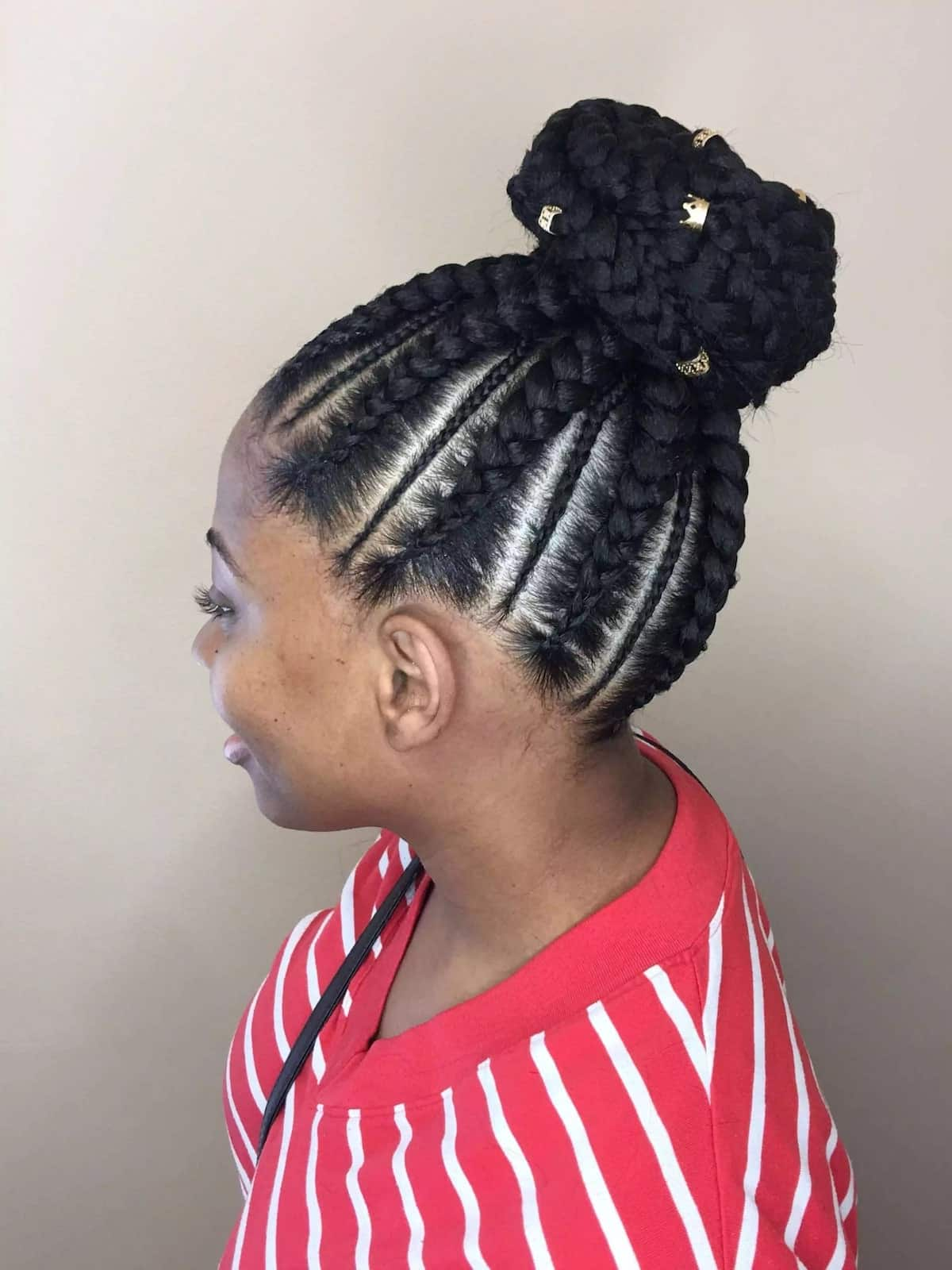 47 Cornrows hairstyles for natural hair Shoulder Length