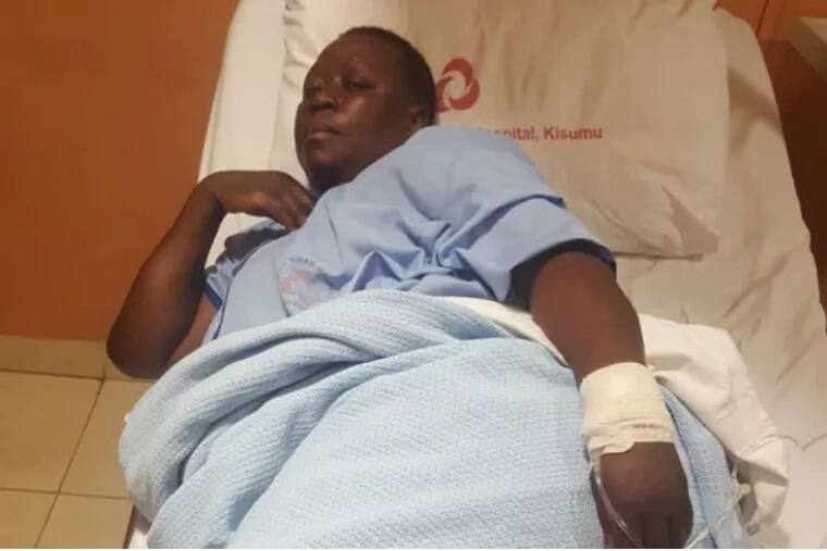 Ruth Odinga admitted to hospital