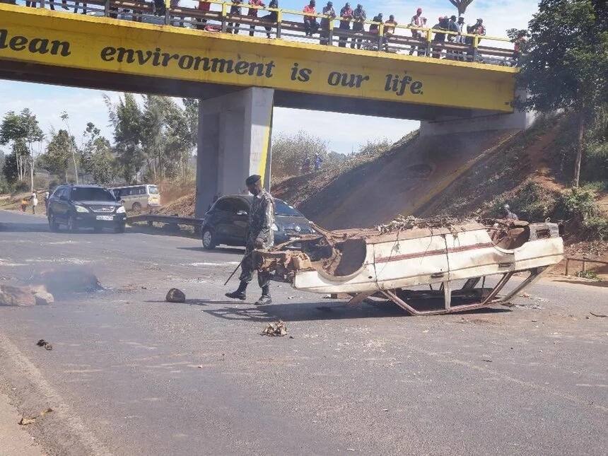 Matamshi kali ya Ngilu yasababisha maandamano Kiambu kuhusu kuchomwa kwa lori