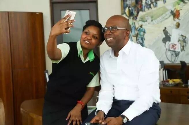 Pauline and Bob Collymore