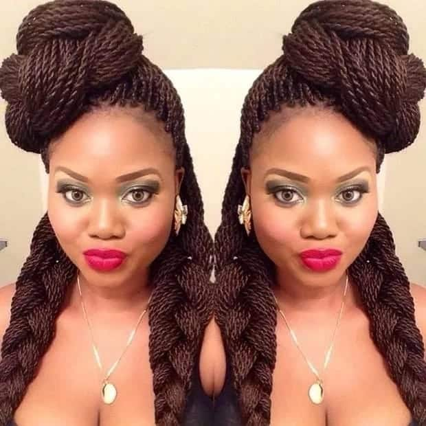 How to style twist braids