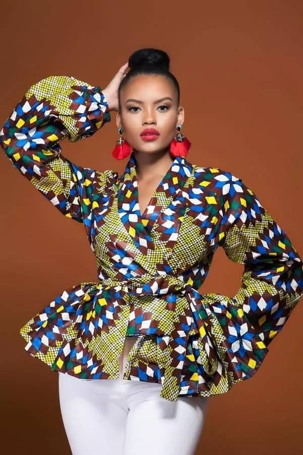 kitenge tops designs for ladies