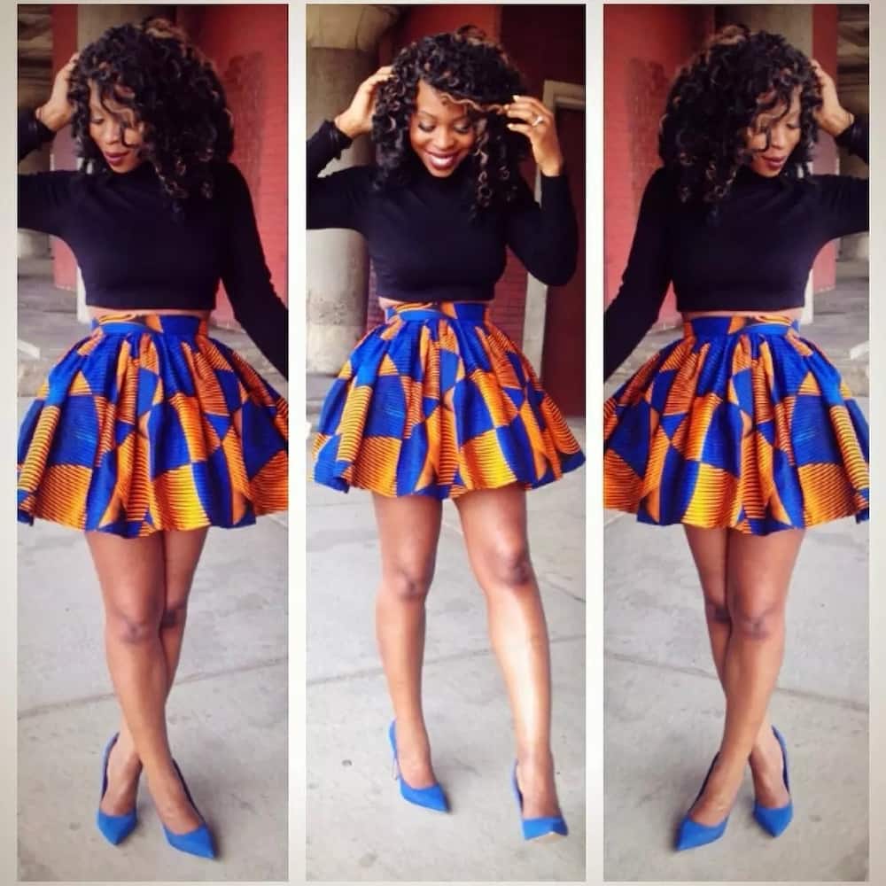 Kitenge skirts designs