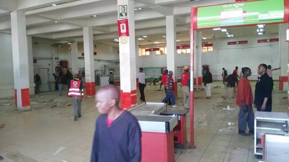 Uchumi Supermarket forcibly evicted from its premises in Karatina, Nyeri County