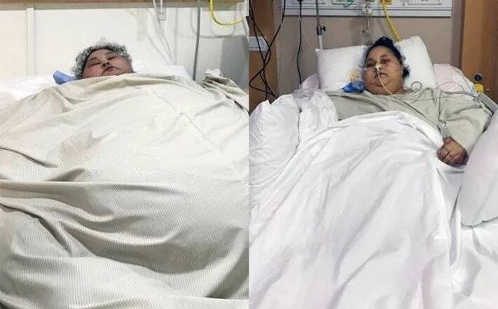 Fattest woman in the world that weighs shocking 500 kilograms begins her journey to get normal (photos) Fattest woman in the world that weighs shocking 500 kilograms begins her journey to get normal (photos)