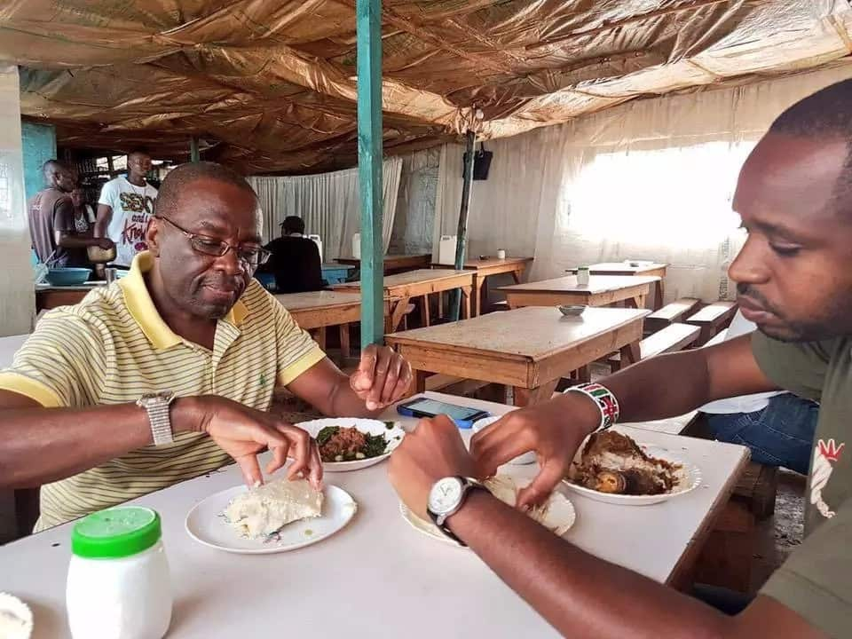 Image result for eating in a kibanda